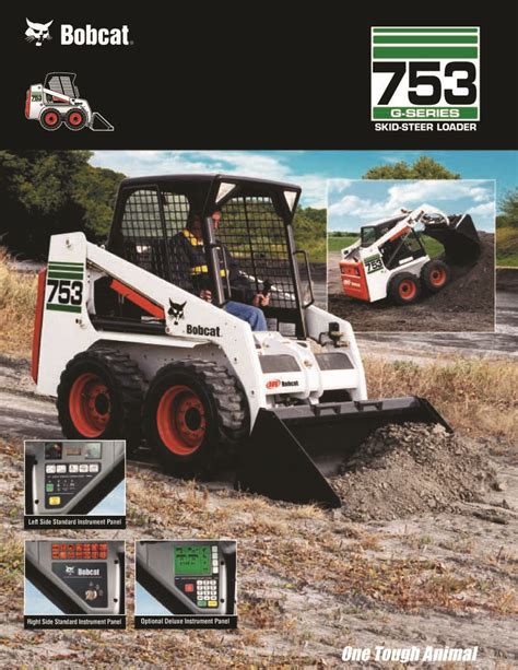 bobcat 753 skid steer weight|bobcat 753 specs sheet.